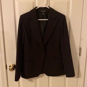 New York and company dark brown blazer